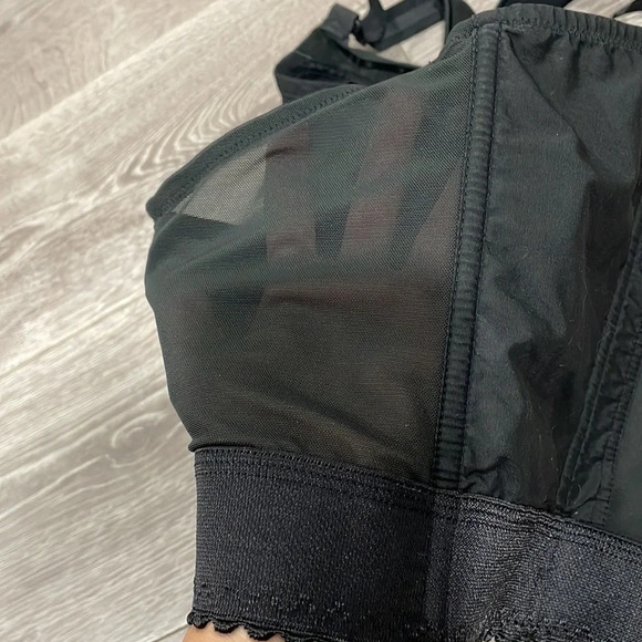 Exquisite Form Fully Front Close Longline Posture Bra Style 5107530 Black 44C - Picture 15 of 15